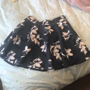 Floral skater skirt